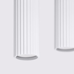 Suspension KARBON 4L Blanche Sollux | 4 GU10 Design