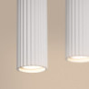 Suspension KARBON 4L Blanche Sollux | 4 GU10 Design