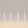 Suspension KARBON 4L Blanche Sollux | 4 GU10 Design