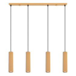 Suspension KARBON 4L Doré Sollux | 4 GU10 Design