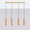 Suspension KARBON 4L Doré Sollux | 4 GU10 Design