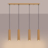 Suspension KARBON 4L Doré Sollux | 4 GU10 Design