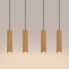 Suspension KARBON 4L Doré Sollux | 4 GU10 Design