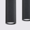 Suspension KARBON 4L Noire Sollux | 4 GU10 Design