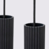 Suspension KARBON 4L Noire Sollux | 4 GU10 Design