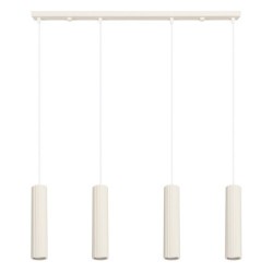 Suspension KARBON 4L Beige Sollux | 4 GU10 Design