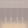 Suspension KARBON 4L Beige Sollux | 4 GU10 Design