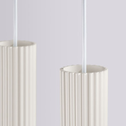 Suspension KARBON 4L Beige Sollux | 4 GU10 Design