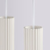 Suspension KARBON 4L Beige Sollux | 4 GU10 Design