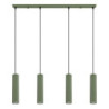 Suspension KARBON 4L Vert Olive Sollux | 4 GU10