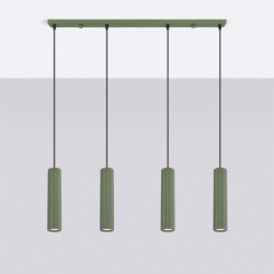 Suspension KARBON 4L Vert Olive Sollux | 4 GU10