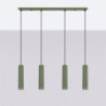 Suspension KARBON 4L Vert Olive Sollux | 4 GU10