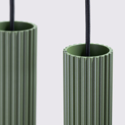 Suspension KARBON 4L Vert Olive Sollux | 4 GU10