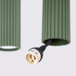 Suspension KARBON 4L Vert Olive Sollux | 4 GU10