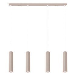 Suspension KARBON 4L Taupe Sollux | 4 GU10 Design
