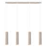Suspension KARBON 4L Taupe Sollux | 4 GU10 Design