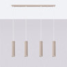 Suspension KARBON 4L Taupe Sollux | 4 GU10 Design