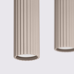 Suspension KARBON 4L Taupe Sollux | 4 GU10 Design