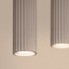 Suspension KARBON 4L Taupe Sollux | 4 GU10 Design