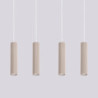 Suspension KARBON 4L Taupe Sollux | 4 GU10 Design