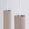 Suspension KARBON 4L Taupe Sollux | 4 GU10 Design