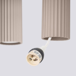 Suspension KARBON 4L Taupe Sollux | 4 GU10 Design