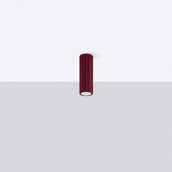 Plafonnier KARBON 20 Bordeaux Sollux | GU10 Design