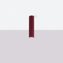 Plafonnier KARBON 30 Bordeaux Sollux | GU10 Design