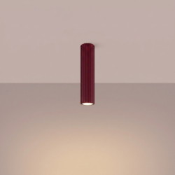 Plafonnier KARBON 40 Bordeaux Sollux | GU10 Design