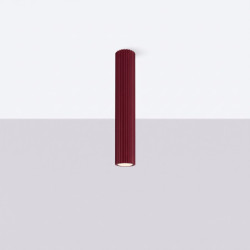 Plafonnier KARBON 60 Bordeaux Sollux | GU10 Design