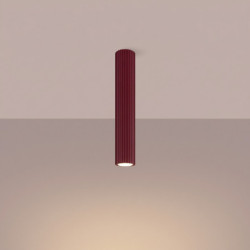 Plafonnier KARBON 60 Bordeaux Sollux | GU10 Design