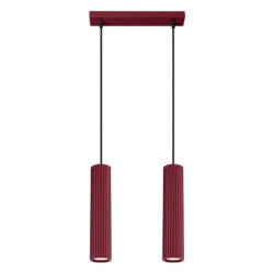 Suspension KARBON 2 Bordeaux Sollux | 2 GU10 Design