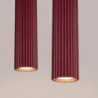 Suspension KARBON 2 Bordeaux Sollux | 2 GU10 Design