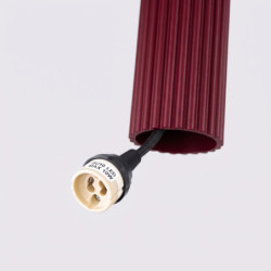Suspension KARBON 2 Bordeaux Sollux | 2 GU10 Design