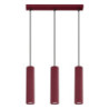 Suspension KARBON 3L Bordeaux Sollux | 3 GU10 Design