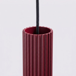 Suspension KARBON 3L Bordeaux Sollux | 3 GU10 Design