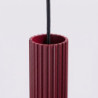 Suspension KARBON 3L Bordeaux Sollux | 3 GU10 Design