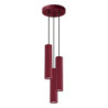 Suspension KARBON 3P Bordeaux Sollux | 3 GU10 Design