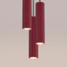 Suspension KARBON 3P Bordeaux Sollux | 3 GU10 Design