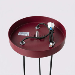 Suspension KARBON 3P Bordeaux Sollux | 3 GU10 Design