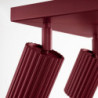 Plafonnier KARBON 4 Bordeaux Sollux | GU10 Design