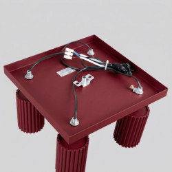 Plafonnier KARBON 4 Bordeaux Sollux | GU10 Design