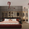 Plafonnier KARBON 4 Bordeaux Sollux | GU10 Design