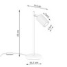 Lampe de bureau KARBON Bordeaux Sollux | GU10 Design
