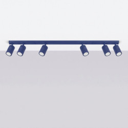 Plafonnier KARBON 6L Outremer Sollux | 6 GU10 Design
