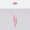 Suspension KARBON 3P Rose Sollux | 3 GU10 Design