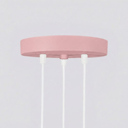 Suspension KARBON 3P Rose Sollux | 3 GU10 Design