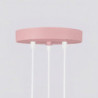 Suspension KARBON 3P Rose Sollux | 3 GU10 Design