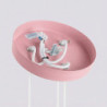 Suspension KARBON 3P Rose Sollux | 3 GU10 Design