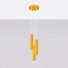 Suspension KARBON 3P Jaune Sollux | 3 GU10 Design
